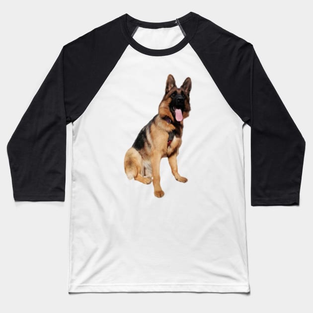 German Shepherd Dog Lovers Baseball T-Shirt by Graffix